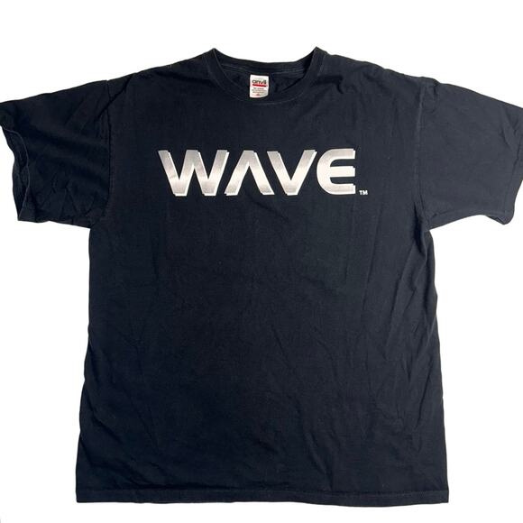 Anvil Other - Men's Anvil WAVE Black Shirt Size XL